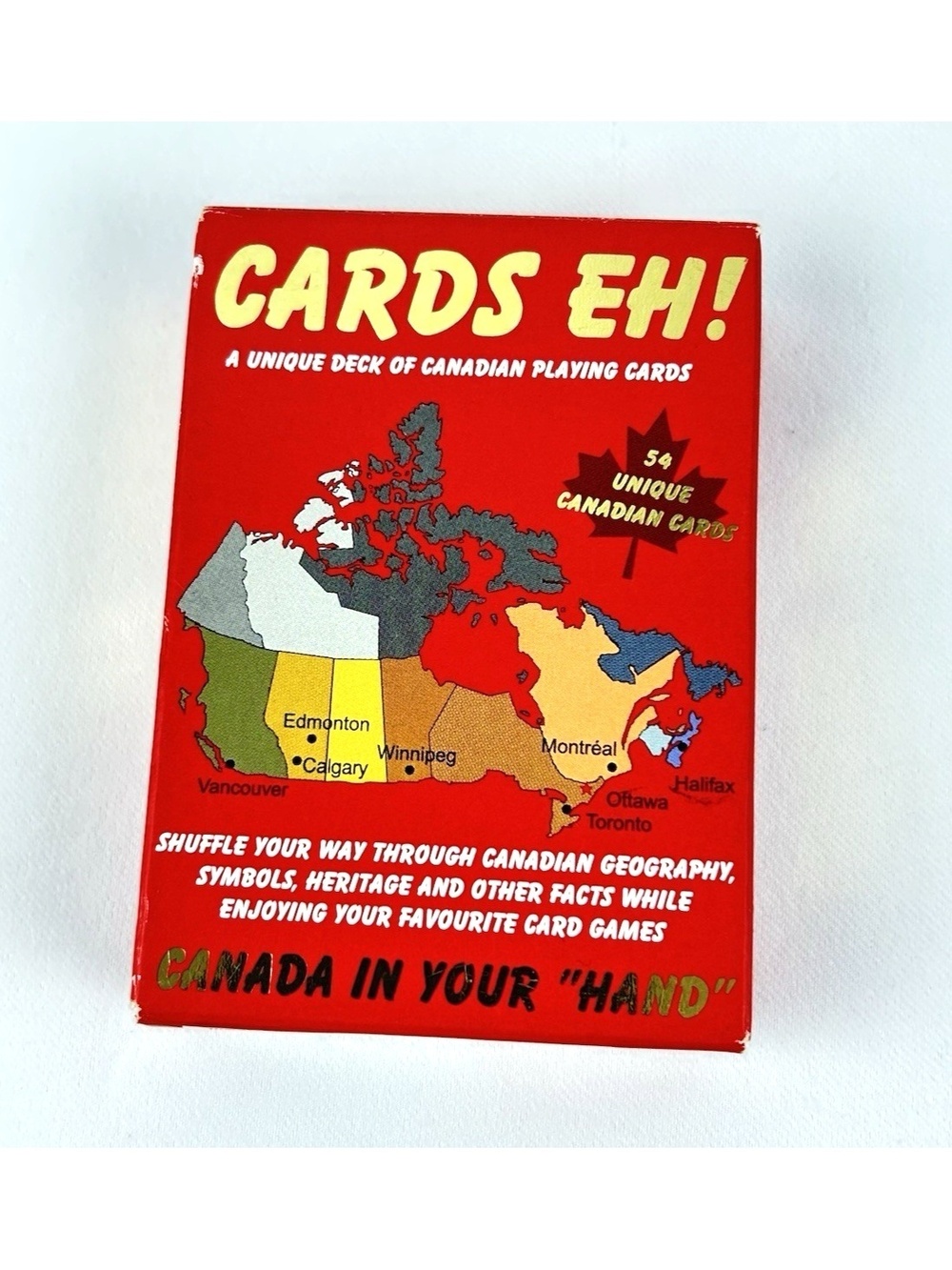 Cards Eh! Canadian Playing Card Deck with Facts And Geography Of Canada